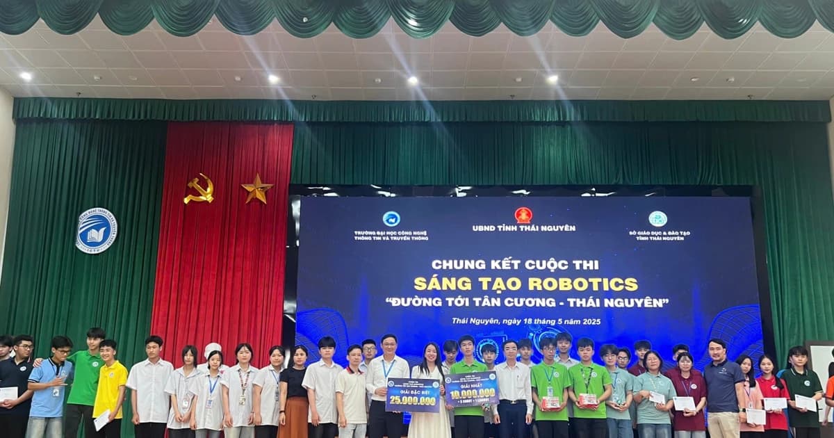 Học sinh Thái Nguyên tranh tài tại chung kết các cuộc thi ứng dụng STEAM và AI