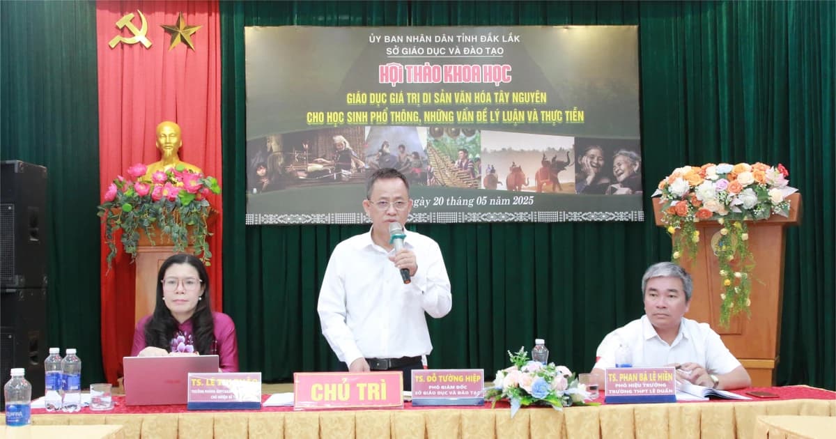 Hội thảo khoa học giáo dục giá trị di sản văn hóa Tây Nguyên