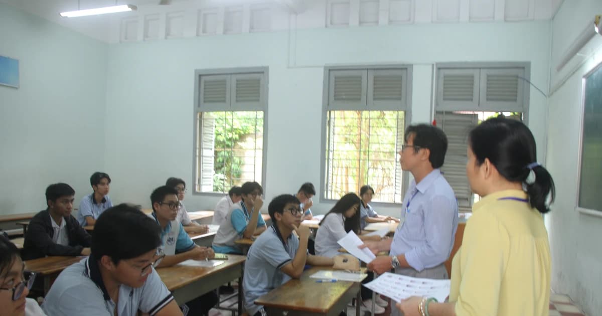 TPHCM hướng dẫn công tác coi thi thử kỳ thi tốt nghiệp THPT