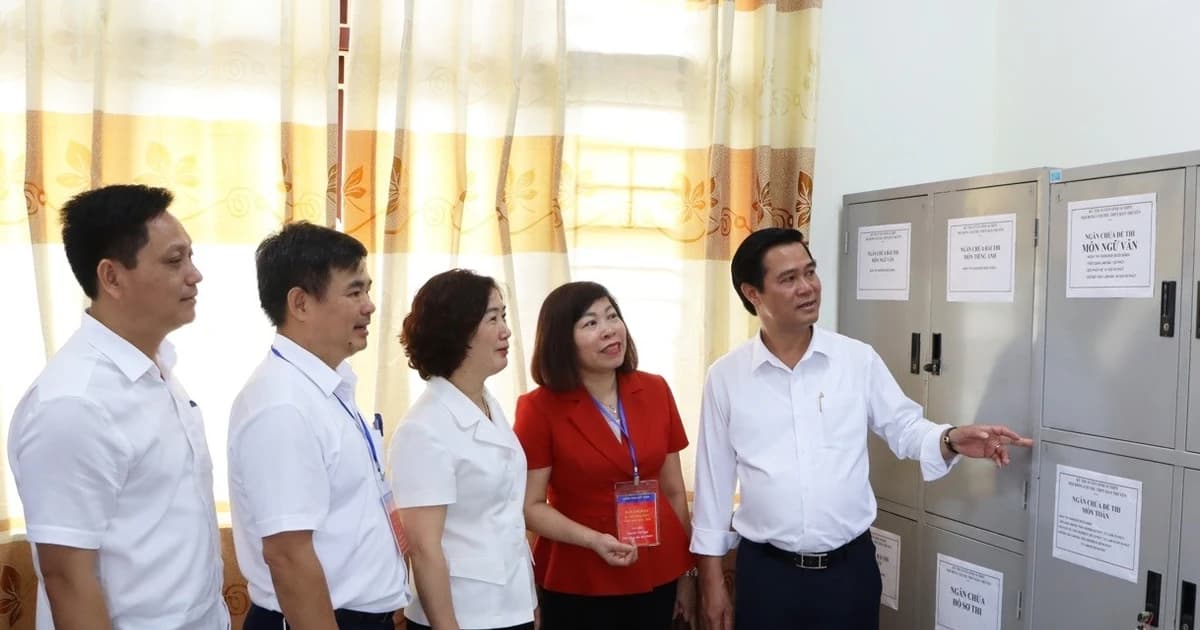 Kiểm tra công tác chuẩn bị kỳ thi tuyển sinh vào lớp 10 ở Bắc Ninh