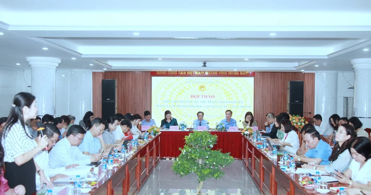 Hà Nội hoàn thiện hồ sơ đăng ký tham gia Mạng lưới thành phố học tập toàn cầu