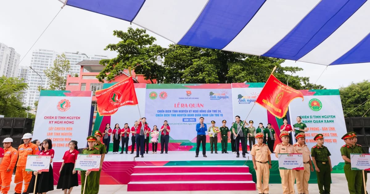 TPHCM ra quân chiến dịch tình nguyện Kỳ nghỉ hồng, Hành quân xanh