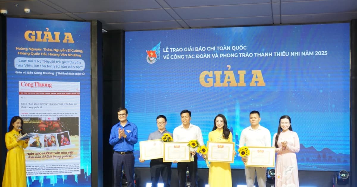 Tôn vinh các tác phẩm về công tác Đoàn và phong trào thanh thiếu nhi năm 2025