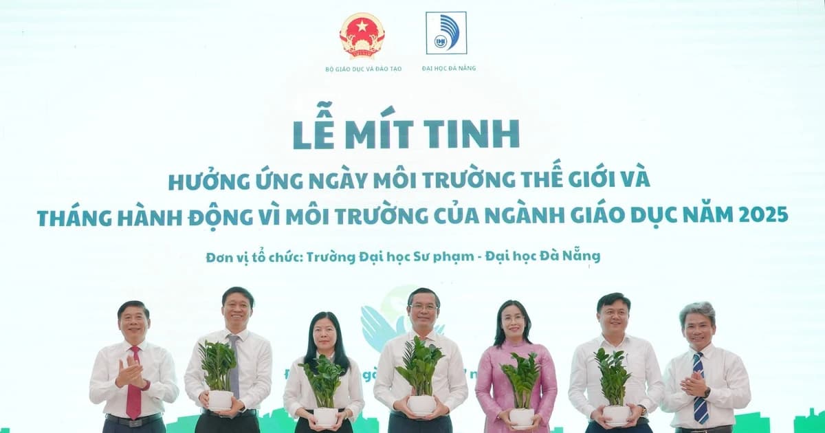 Ngành Giáo dục phát động Tháng hành động vì môi trường