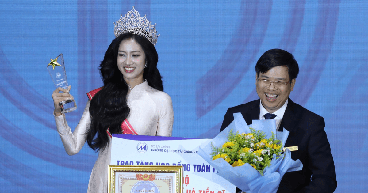 Hoa hậu Hà Trúc Linh nhận học bổng toàn phần thạc sĩ, tiến sĩ từ Đại học Tài chính - Marketing