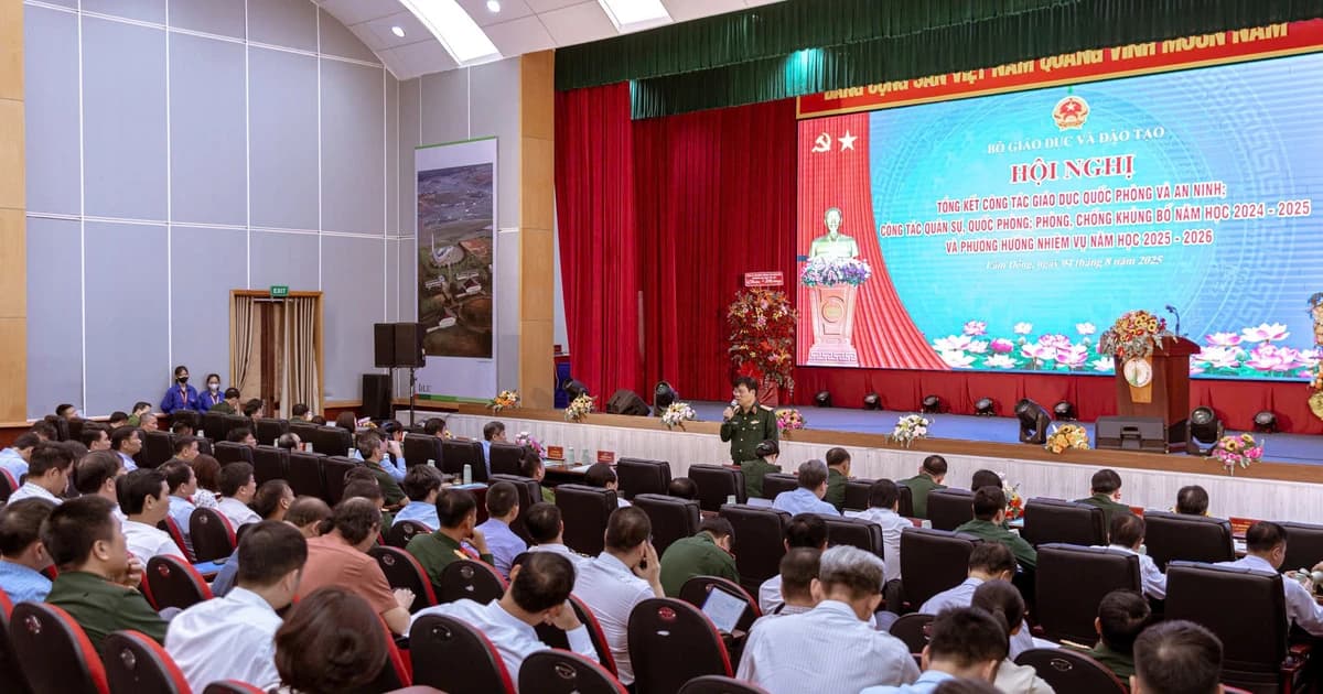 Hơn 3,1 triệu học sinh THPT tham gia học tập môn Giáo dục quốc phòng và an ninh