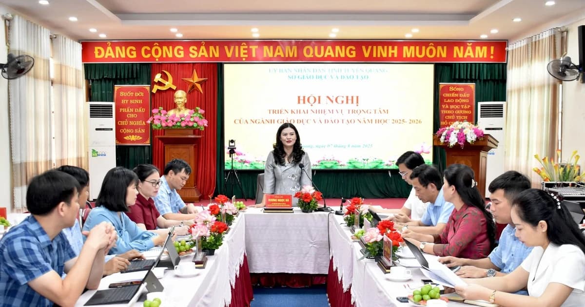 Tuyên Quang triển khai nhiệm vụ năm học 2025 – 2026
