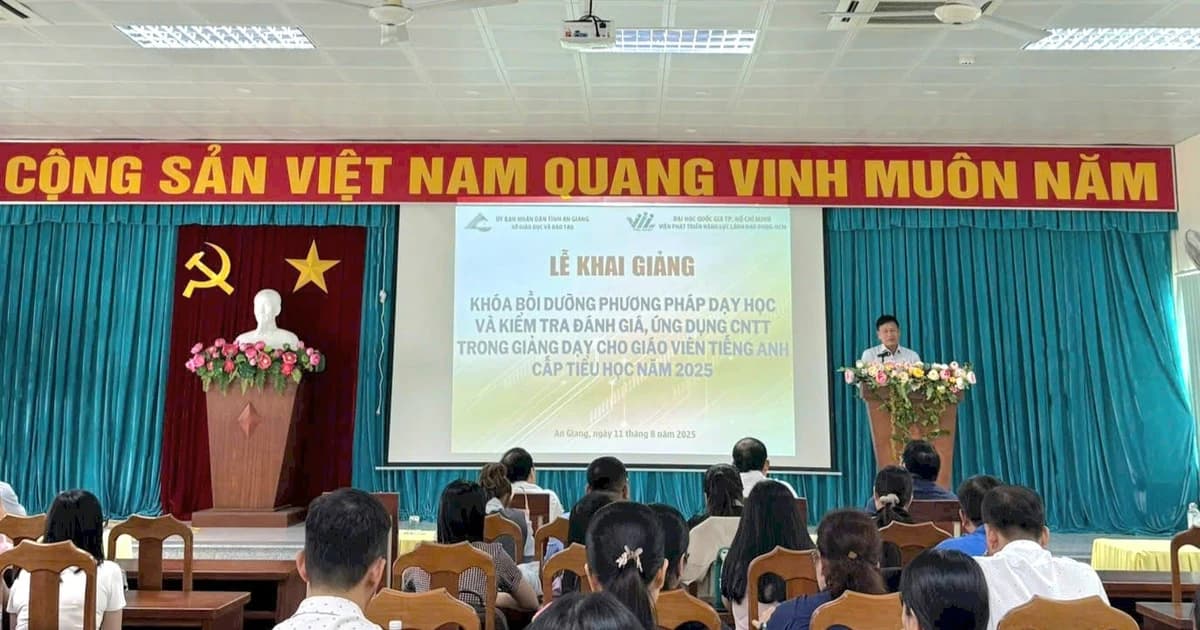 An Giang nâng cao kỹ năng chuyên môn cho giáo viên tiếng Anh cấp Tiểu học