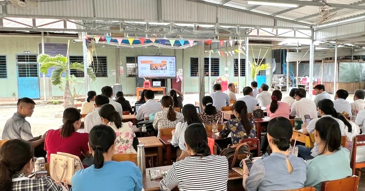 Ngành Giáo dục An Giang tập huấn ứng dụng AI cho giáo viên