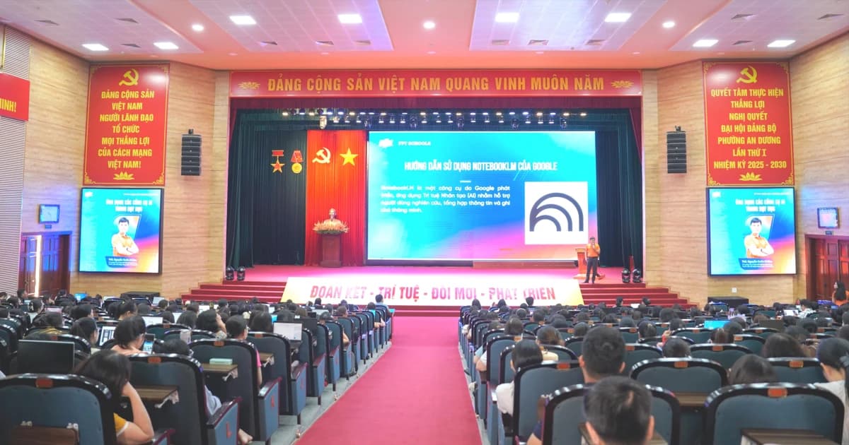 Gần 400 giáo viên Hải Phòng dự tập huấn 'Ứng dụng trí tuệ nhân tạo trong giáo dục'