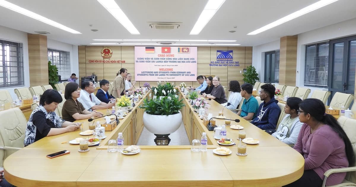 Trường ĐH Cửu Long tăng cường giao lưu giảng viên, sinh viên quốc tế