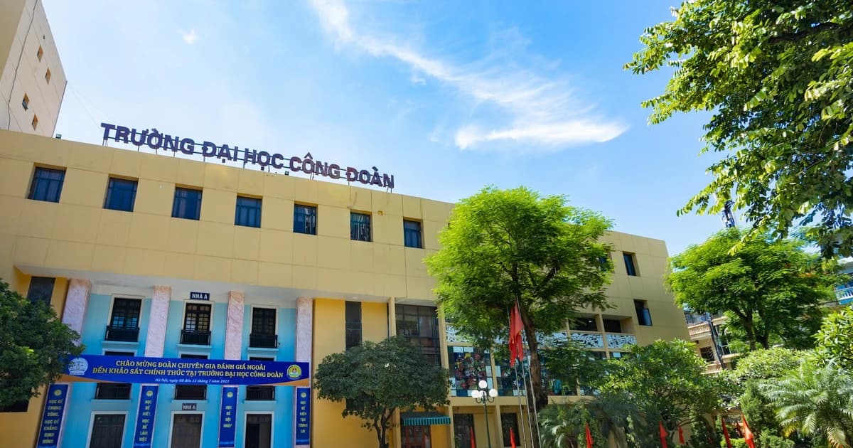 Trường ĐH Công đoàn công bố điểm trúng tuyển