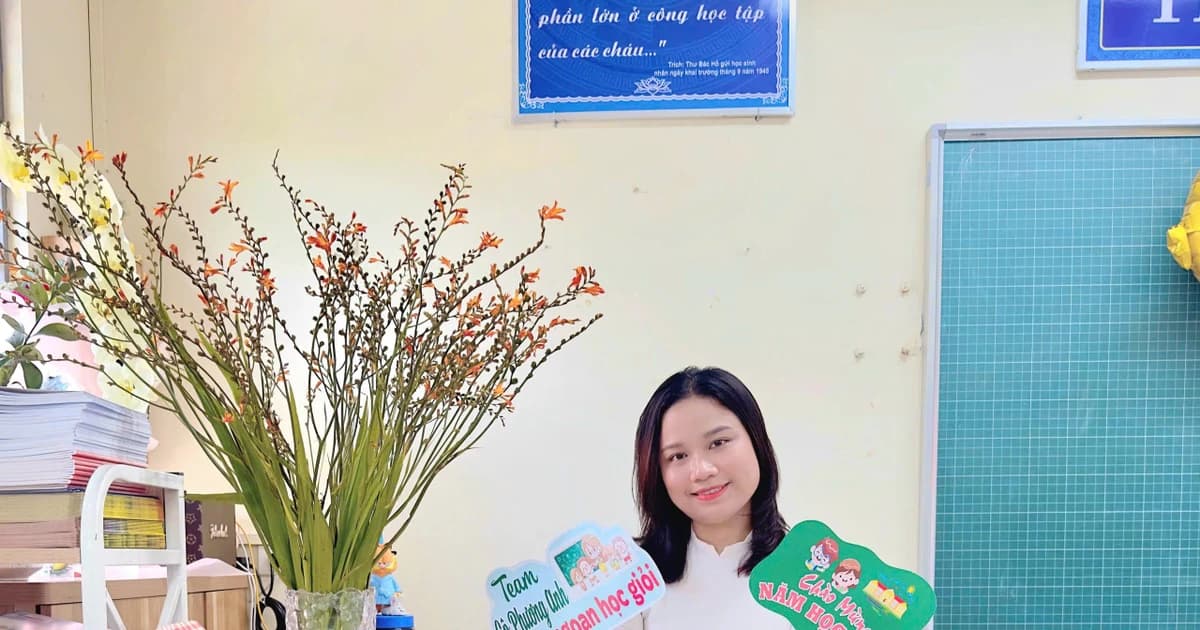 Cô giáo trẻ Hà Nội sáng tạo trong mỗi buổi họp đầu năm