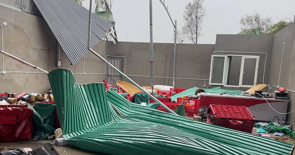 Nghệ An tan hoang sau một đêm bão Bualoi càn quét