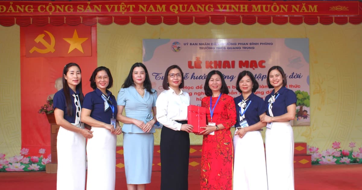 Lan tỏa tinh thần học tập suốt đời đến giáo viên học sinh