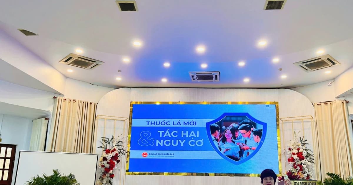 Nâng cao năng lực truyền thông, giáo dục tác hại của thuốc lá trong trường học