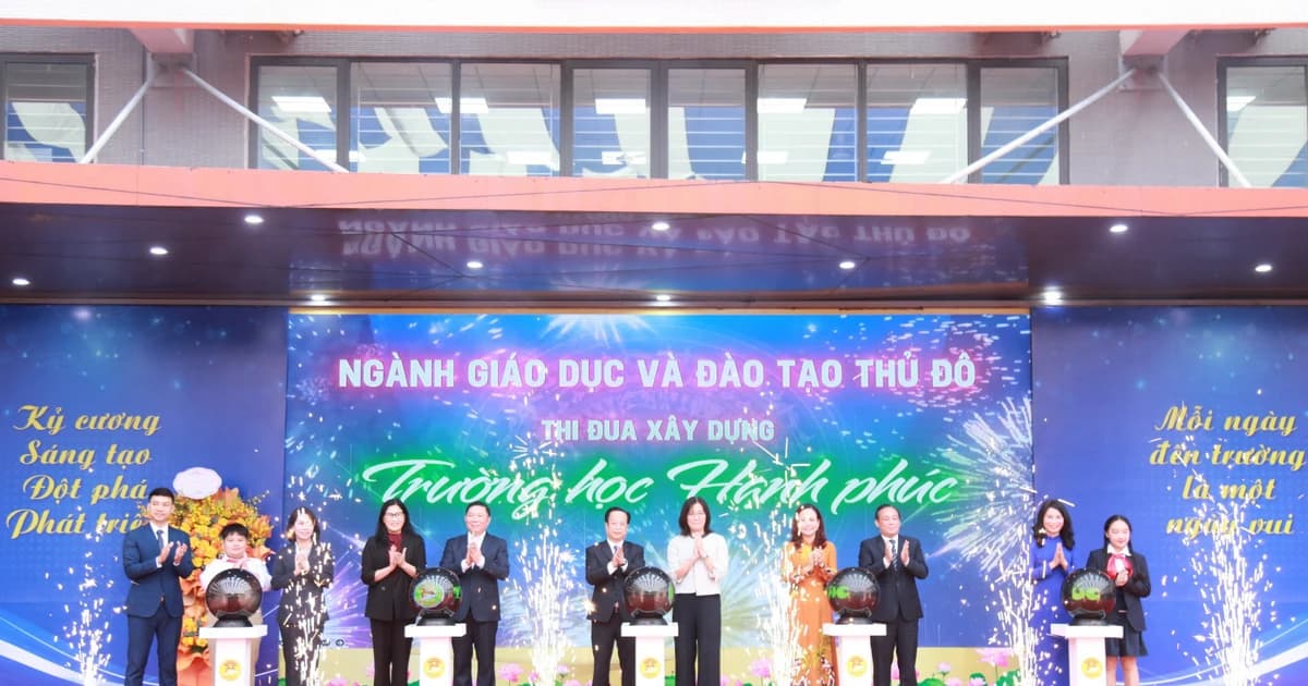 Hà Nội nhân rộng mô hình 'trường học hạnh phúc'