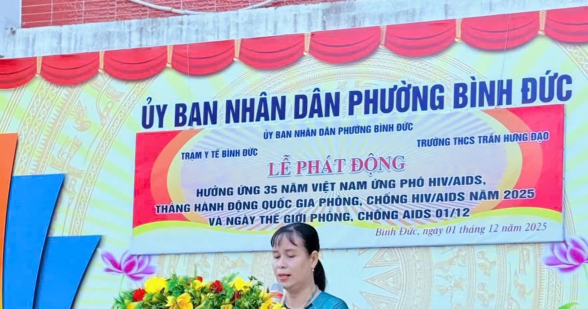 Các trường học ở An Giang hưởng ứng Tháng hành động phòng, chống HIV/AIDS