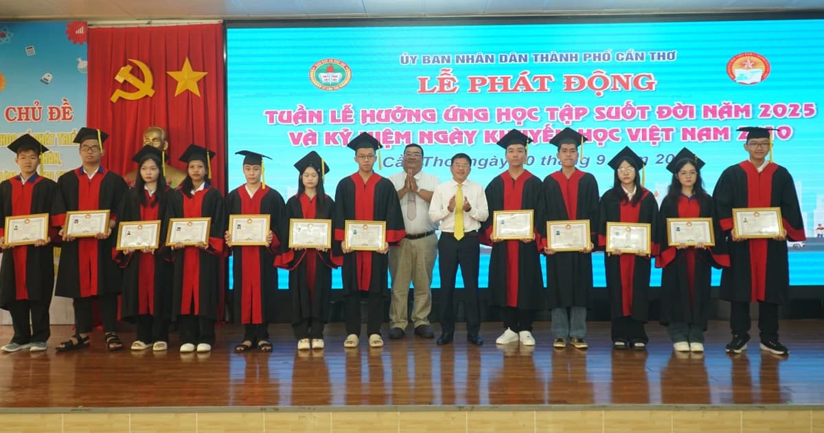 Công tác phổ cập giáo dục, xóa mù chữ ở TP Cần Thơ đạt nhiều kết quả tích cực