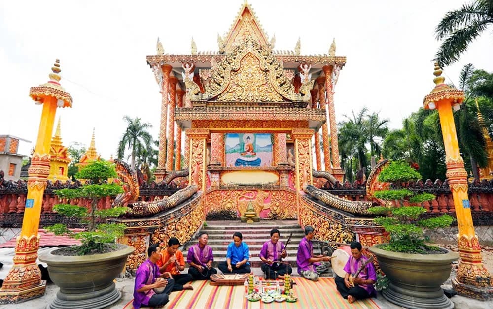 Giữ gìn di sản văn hóa phi vật thể nhạc trống lớn của dân tộc Khmer ở Cà Mau