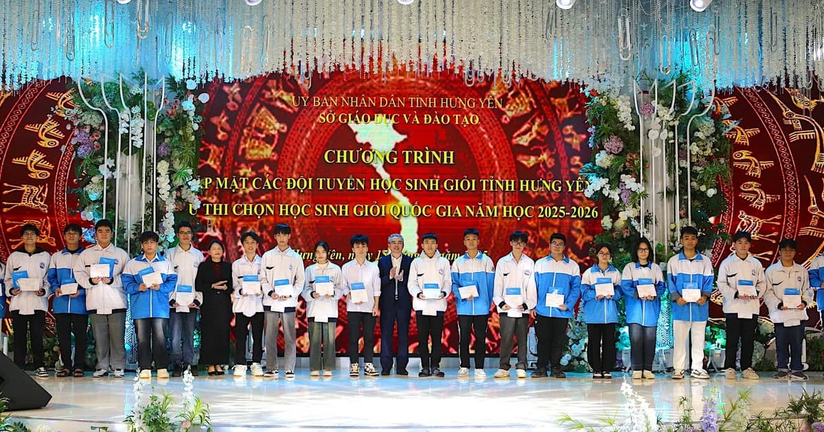 Hưng Yên xuất quân đội tuyển thi chọn học sinh giỏi quốc gia năm học 2025-2026