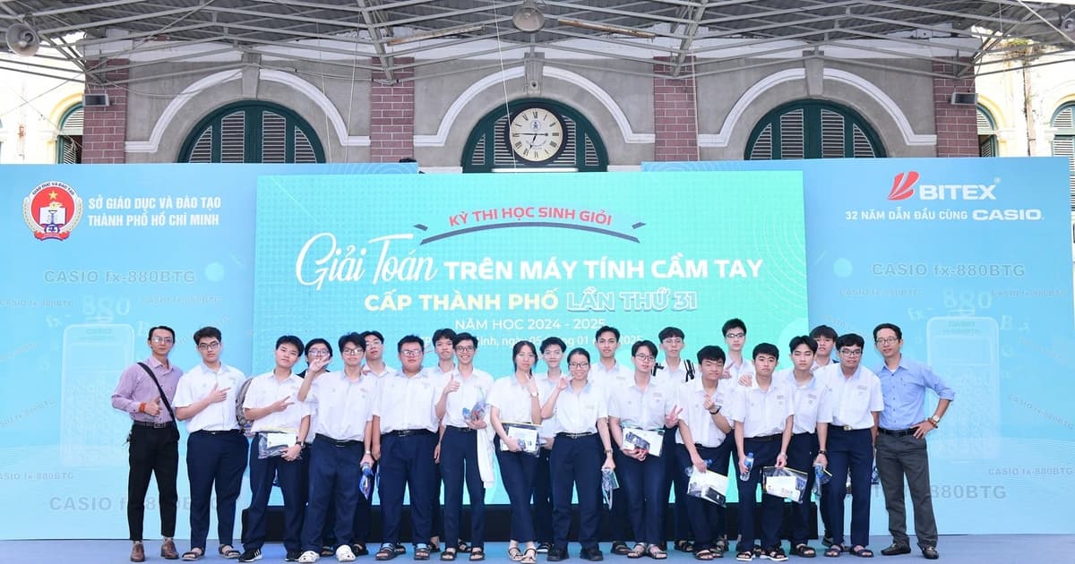 TPHCM thưởng lớn cho học sinh đạt giải cao các kỳ thi cấp thành phố