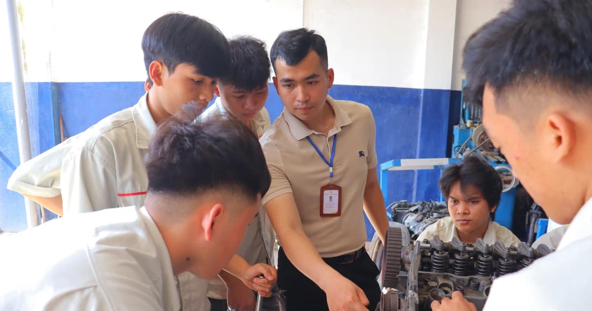 Trung học nghề: Đẩy mạnh phân luồng nâng tầm giá trị lao động kỹ thuật