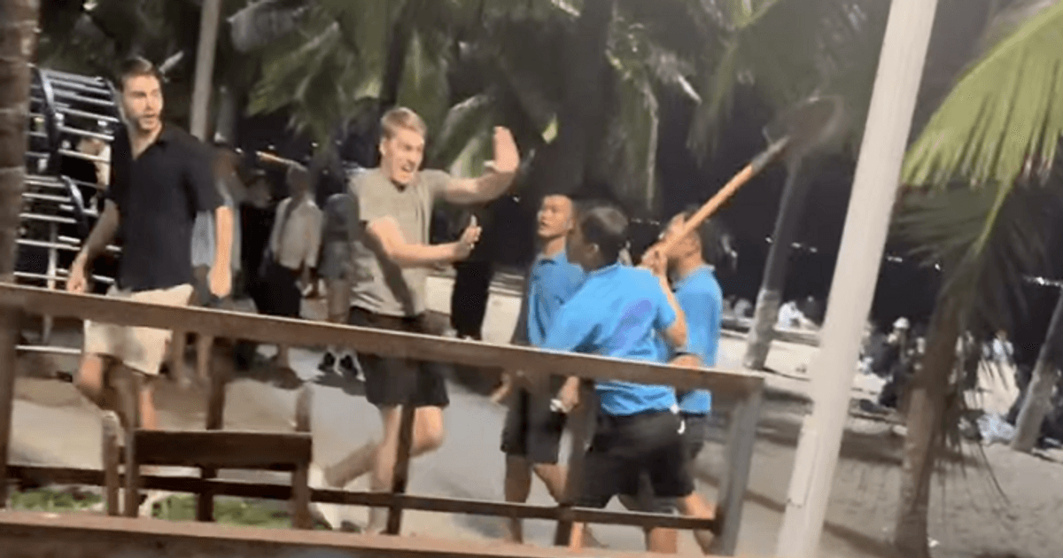 Nha Trang: Làm rõ vụ nhân viên quán bar dùng xẻng đe dọa du khách nước ngoài tại bãi biển