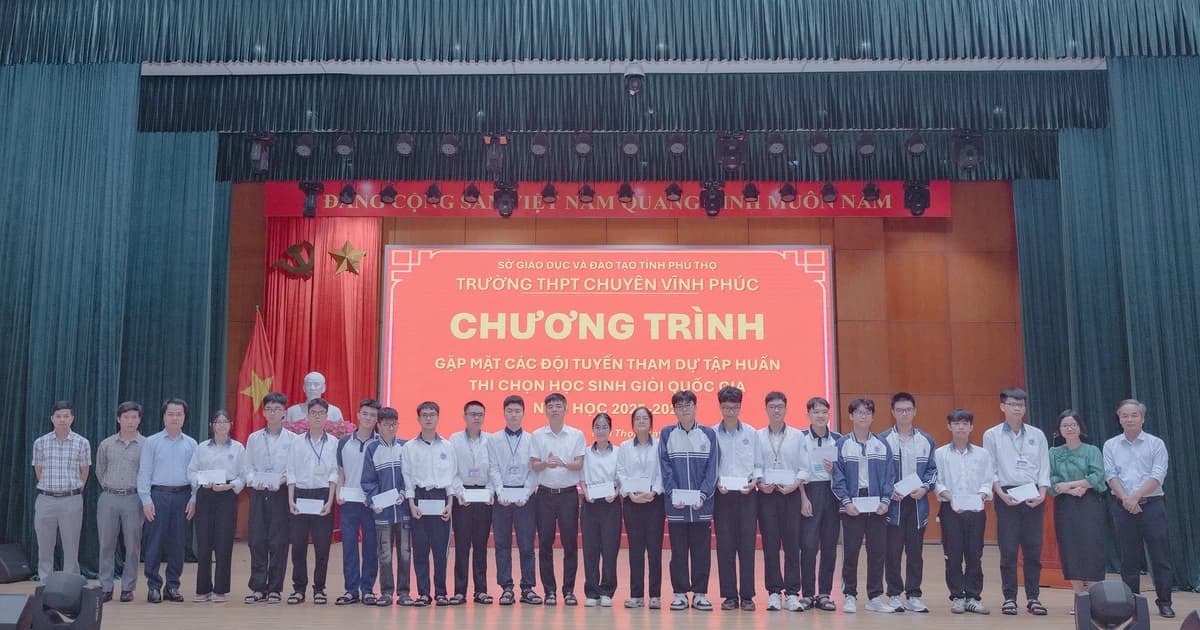 Phú Thọ có 11 giải Nhất học sinh giỏi quốc gia năm học 2025-2026