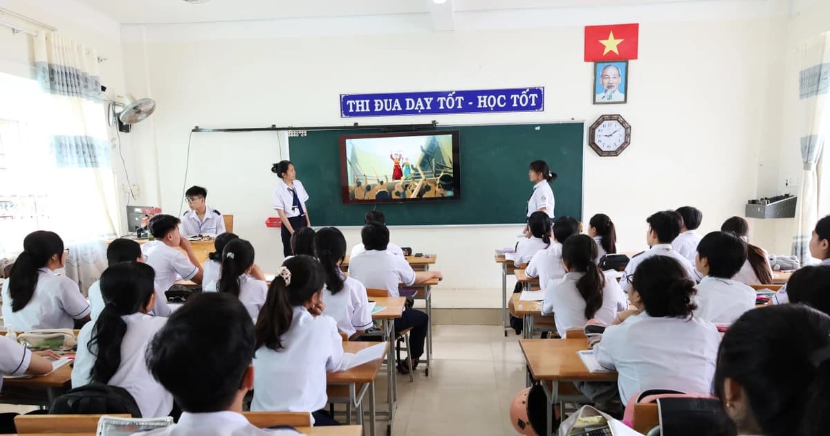 Học sinh Cà Mau chung tay xây dựng bộ quy tắc ứng xử 'trường học không phán xét'