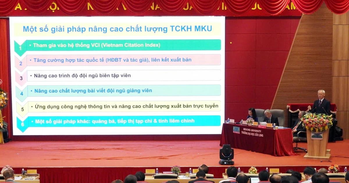 Giai đoạn 2022-2025, Tạp chí khoa học ĐH Cửu Long đăng tải 228 bài báo khoa học
