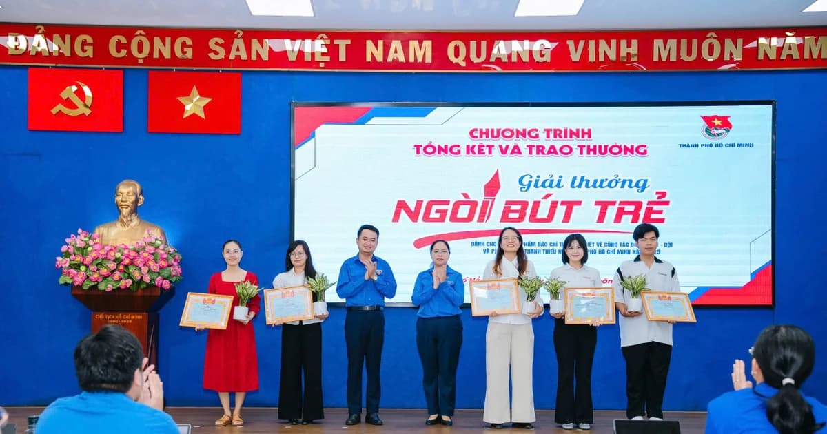 Báo Giáo dục và Thời đại đoạt giải C 'Ngòi bút trẻ' năm 2025