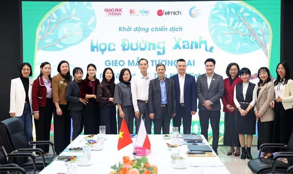 Elmich Việt Nam và Cầu Vồng Tuổi thơ đồng hành cùng chiến dịch Học đường Xanh