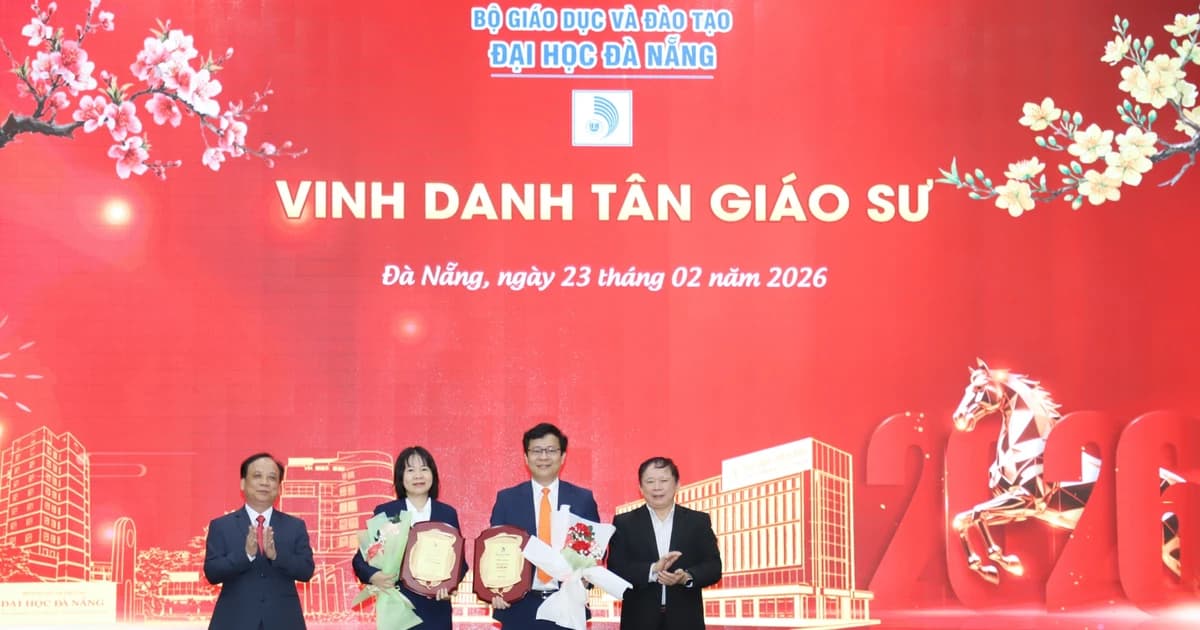 Đại học Đà Nẵng có thêm 28 giáo sư, phó giáo sư bổ nhiệm mới