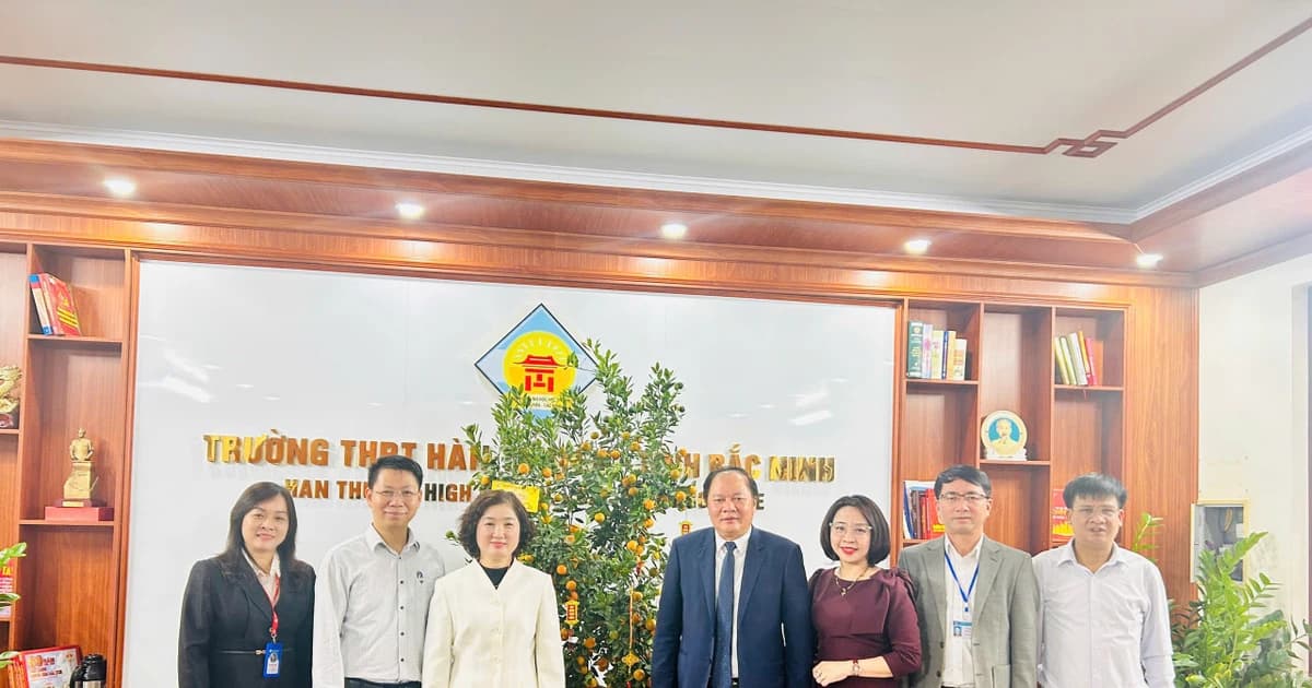 Giám đốc Sở GD&ĐT Bắc Ninh kiểm tra công tác dạy và học sau Tết