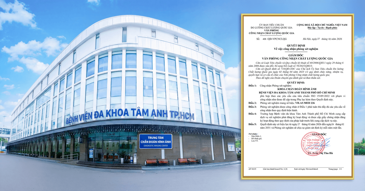 Bệnh viện Tâm Anh đạt chuẩn ISO về chẩn đoán hình ảnh đầu tiên tại miền Nam