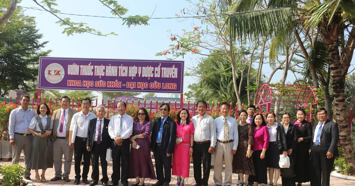 Trường ĐH Cửu Long khánh thành Khu thực tập - Khởi nghiệp Khoa học sức khỏe