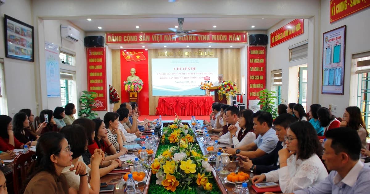 Lan tỏa ứng dụng AI trong dạy học và hoạt động giáo dục
