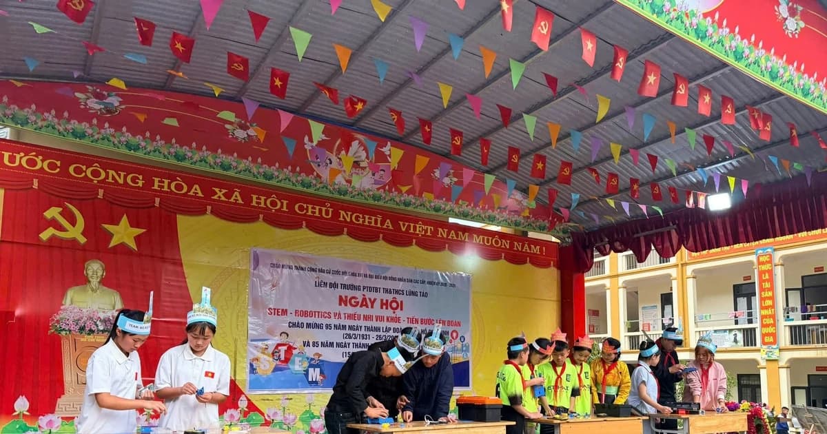 Nhiều sân chơi bổ ích giúp học sinh vùng cao tự tin phát triển năng lực