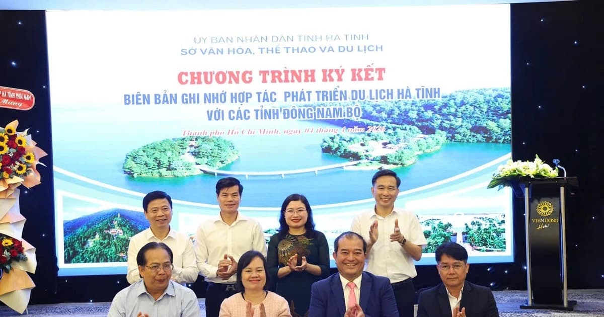 Hà Tĩnh mở rộng liên kết du lịch với Đông Nam Bộ