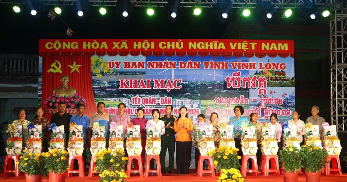 Vĩnh Long tổ chức 'Tết quân - dân' dịp Chôl Chnăm Thmây