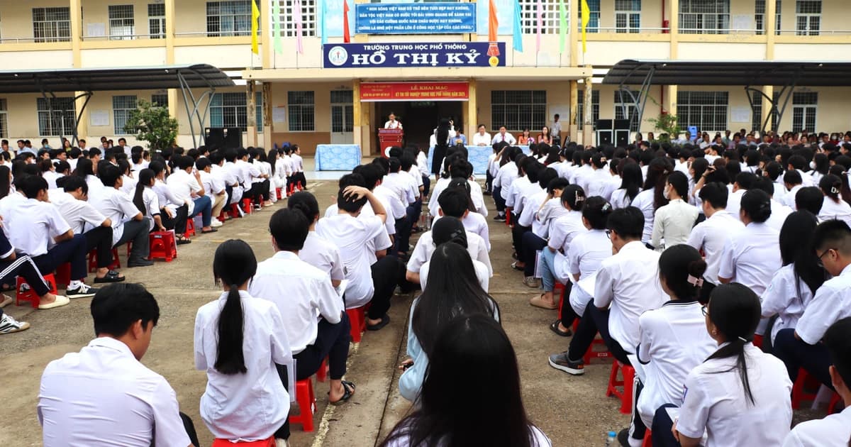 Cà Mau có hơn 19.300 thí sinh đăng ký dự thi tốt nghiệp THPT năm 2026