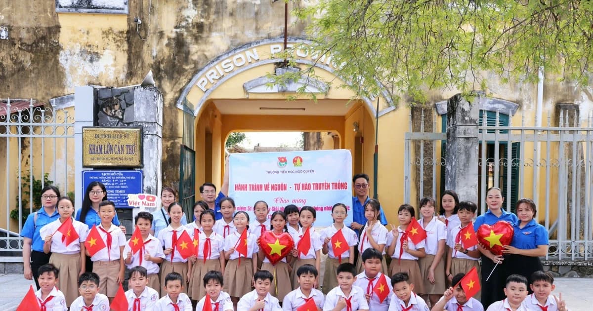 Tự hào truyền thống qua hành trình về nguồn của học sinh Cần Thơ