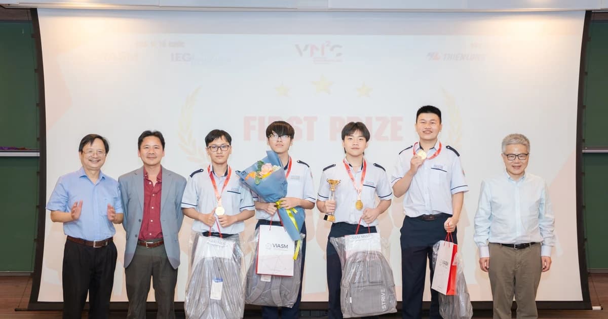 Hơn 200 thí sinh Việt Nam đoạt giải Cuộc thi Đấu trường Toán học Châu Á 2026
