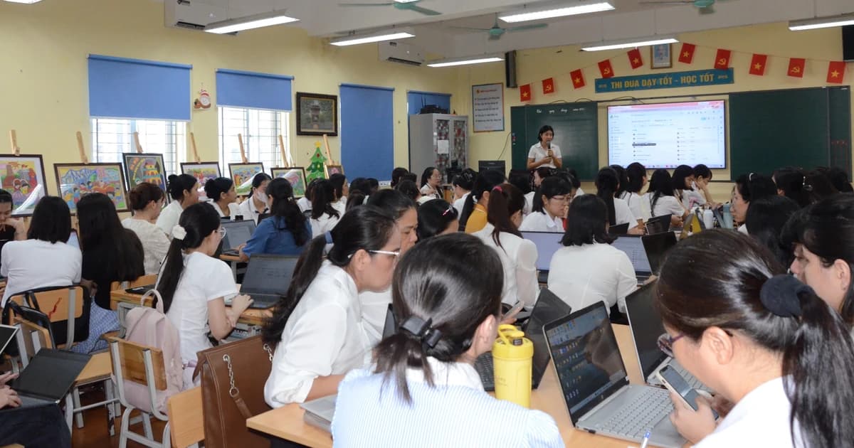 Tập huấn ứng dụng AI vào giảng dạy cho bậc tiểu học