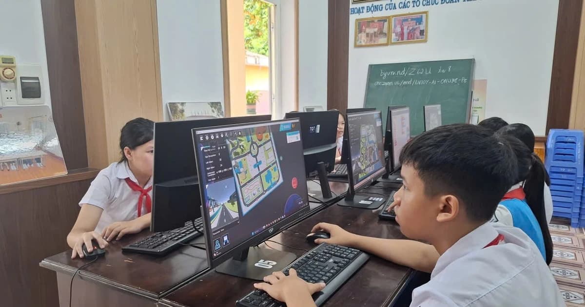Từ phòng STEM đến năng lực AI cho học sinh