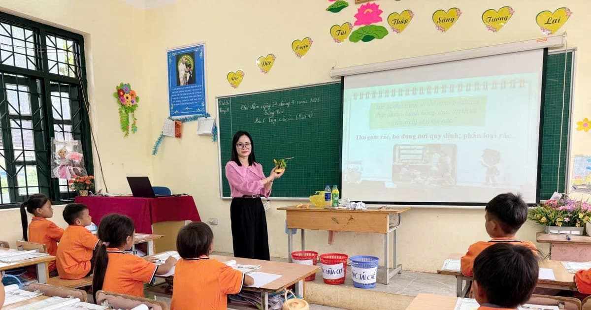 Gieo ý thức sống xanh từ lớp học