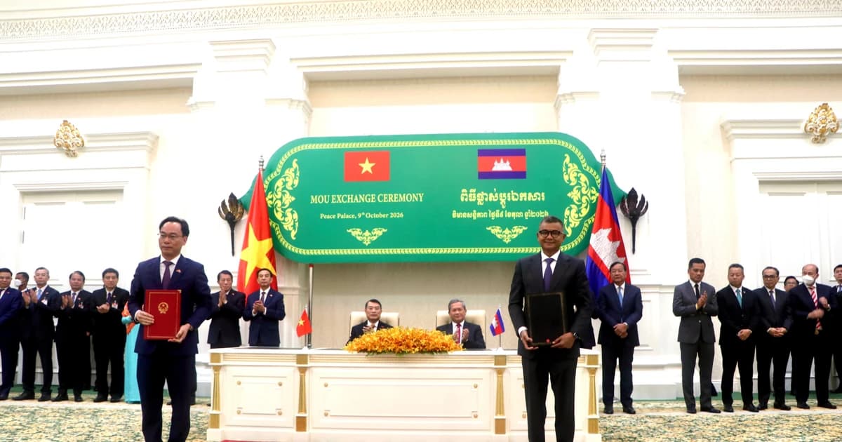 Việt Nam và Campuchia ký kết Hiệp định hợp tác giáo dục giai đoạn 2026-2030