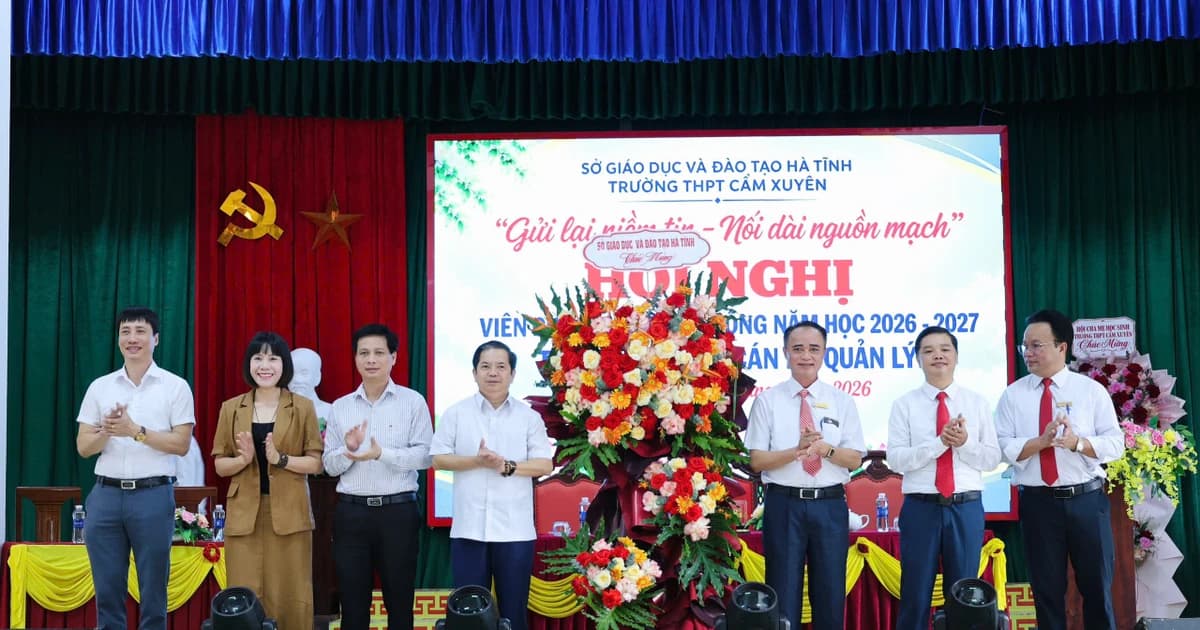 Trường THPT Cẩm Xuyên đổi mới quản trị, nâng chất lượng sau sáp nhập