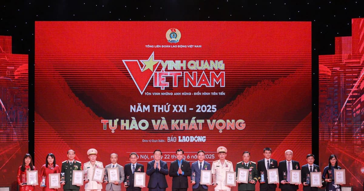 Bệnh viện Chợ Rẫy được vinh danh tại chương trình ‘Vinh quang Việt Nam 2025’